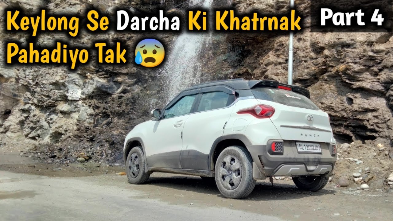 Keylong Se Darcha Ki Khatrnak Pahadiyo Tak 😰 || BroVinti Vlogs || Tata Punch