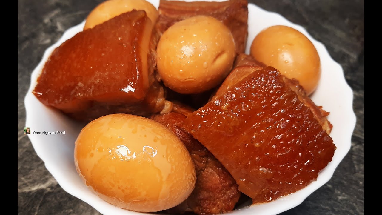 Cách nấu THỊT KHO TÀU/ THỊT KHO RỆU / THỊT KHO TRỨNG ngon, cách làm nước màu đẹp tuyệt