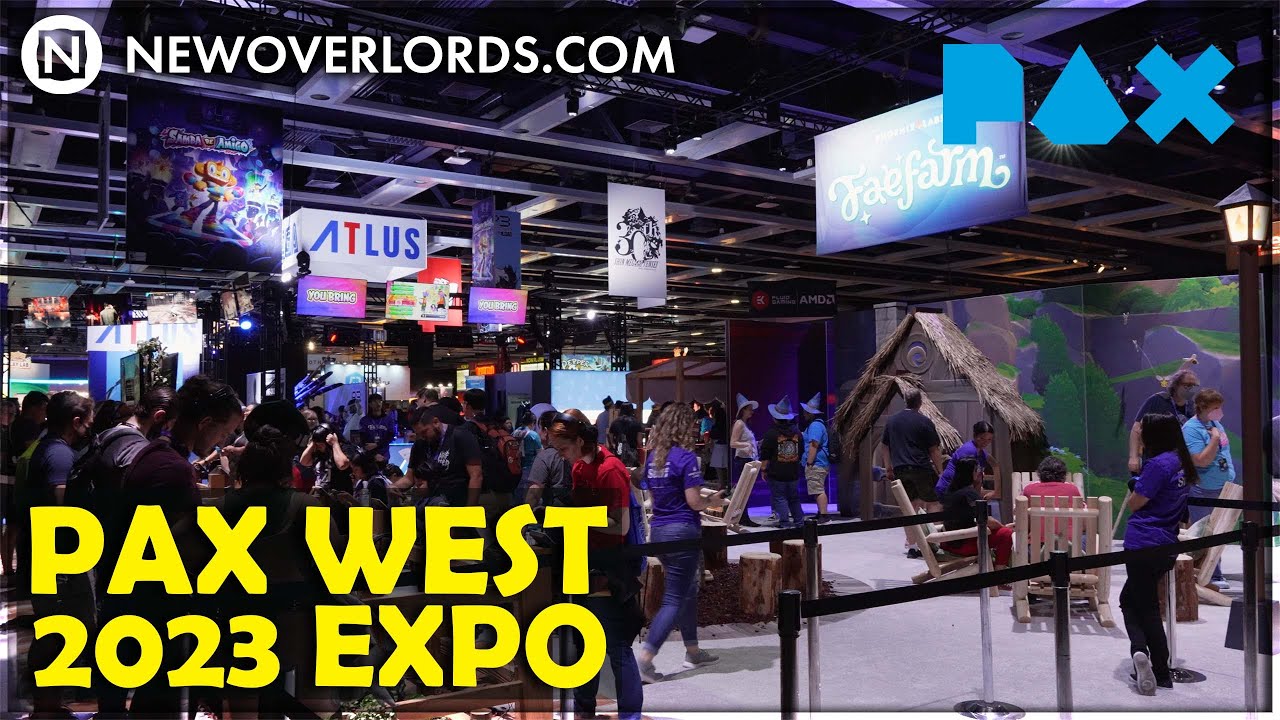 PAX West 2023 Expo Halls Tour in 4k