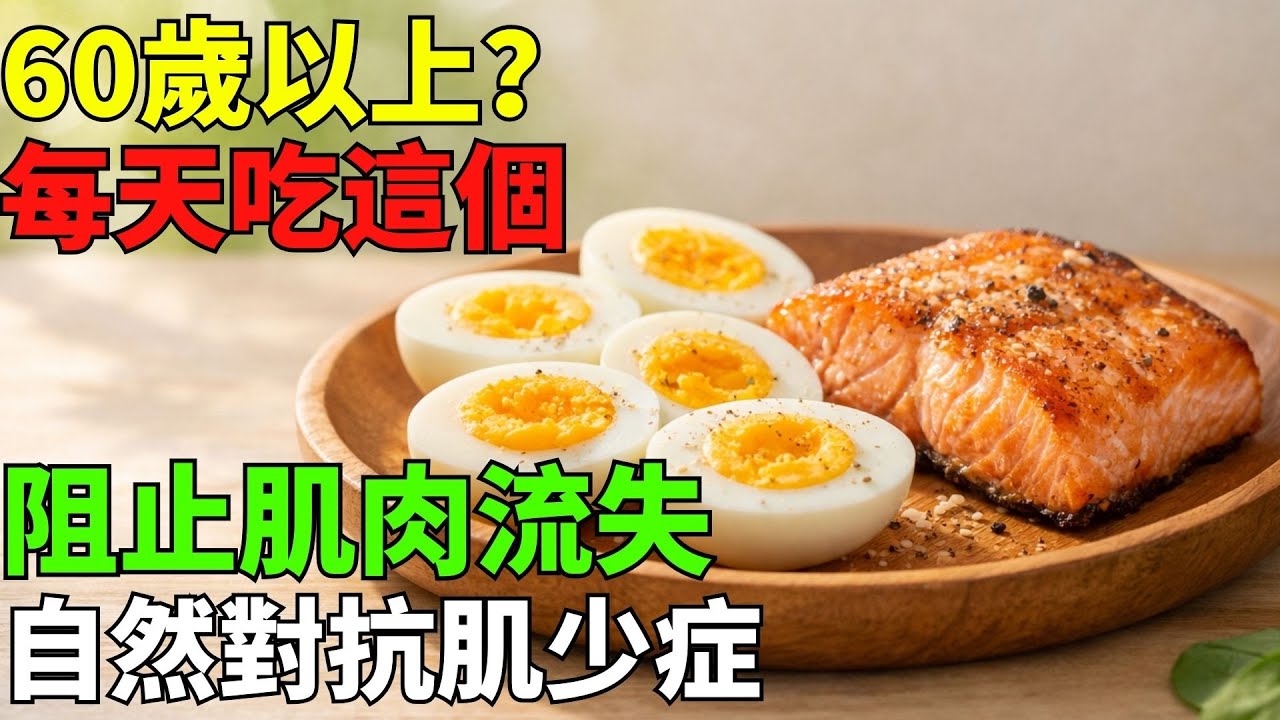 60歲後必吃！每天吃這一樣，自然阻止肌肉流失、對抗肌少症