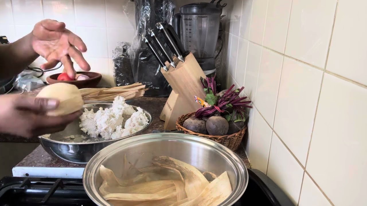 Join me To make Ga Kenkey Part1