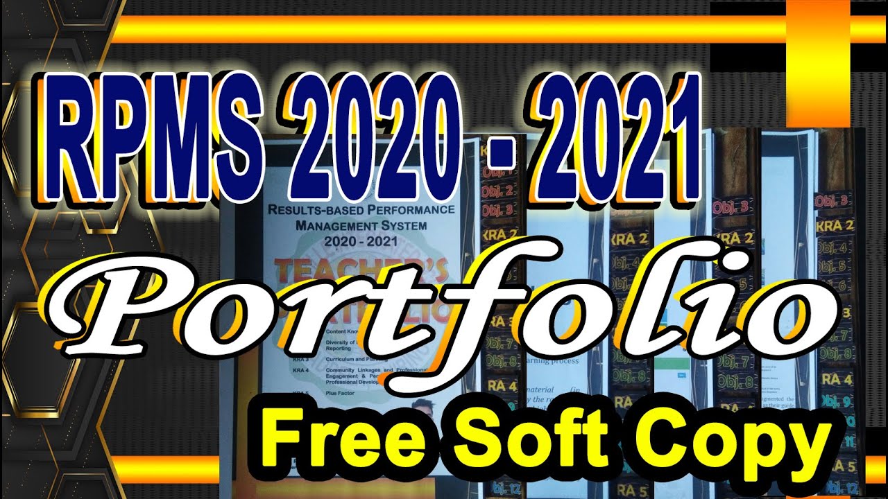 FREE SOFT COPY - RPMS PORTFOLIO WITH MOVs and ANNOTATIONS