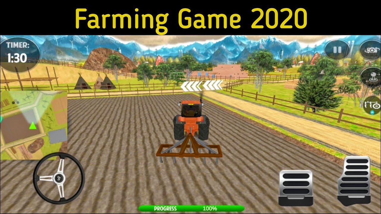 Farming game 2020 - Free tractor driving games