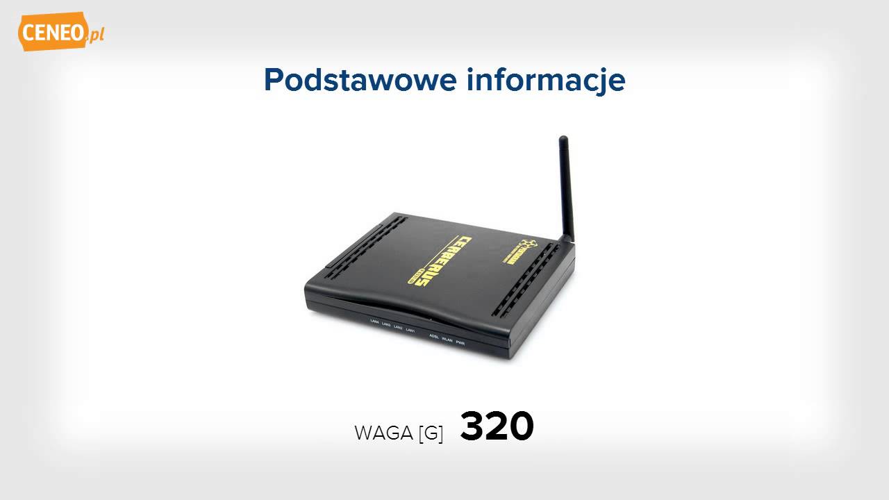 PENTAGRAM Cerberus ADSL WiFi 802.11g (P 6331-4A)  - Ceneo.pl