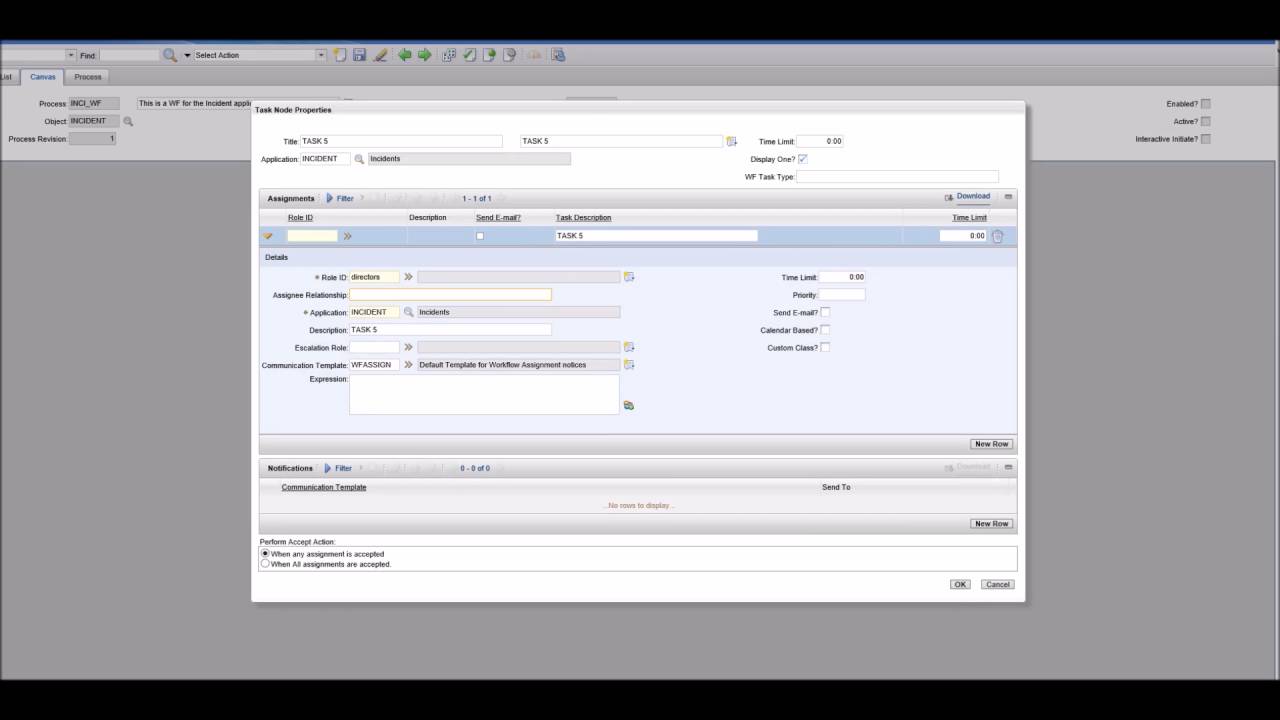 IBM Maximo Workflow - How to Create a simple example