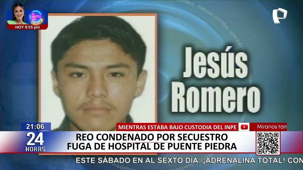 Interno de penal Ancón I sentenciado por secuestro fuga durante visita médica al hospital