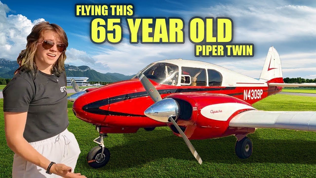 Полет на 65-летнем Piper Apache Twin