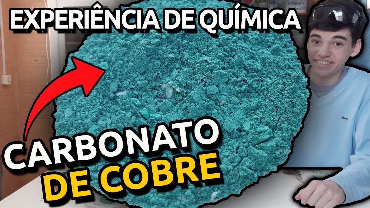 SÍNTESE DE CARBONATO BÁSICO DE COBRE Cu2(OH)2CO3 [Experiência de Química]