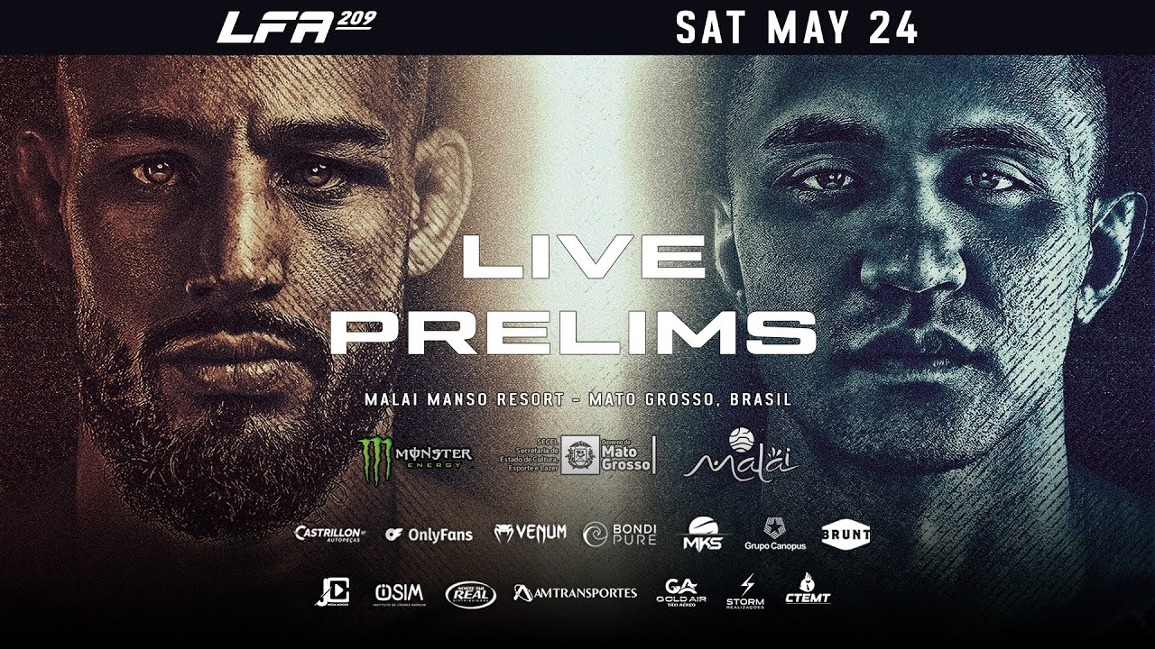 LFA 209 | PRELIMS | Three live and free fights | LFA MMA