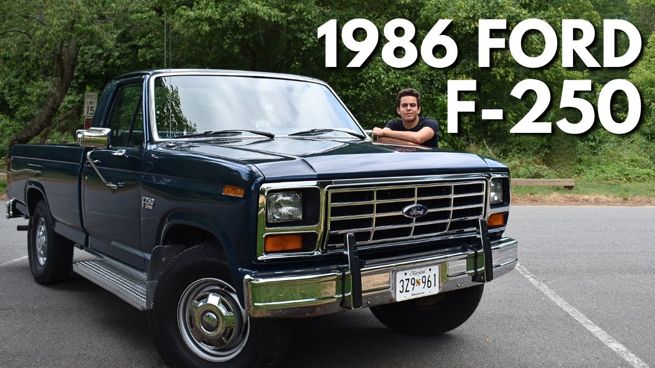 1986 Ford F250 - an 8ft bed that never has to be made!