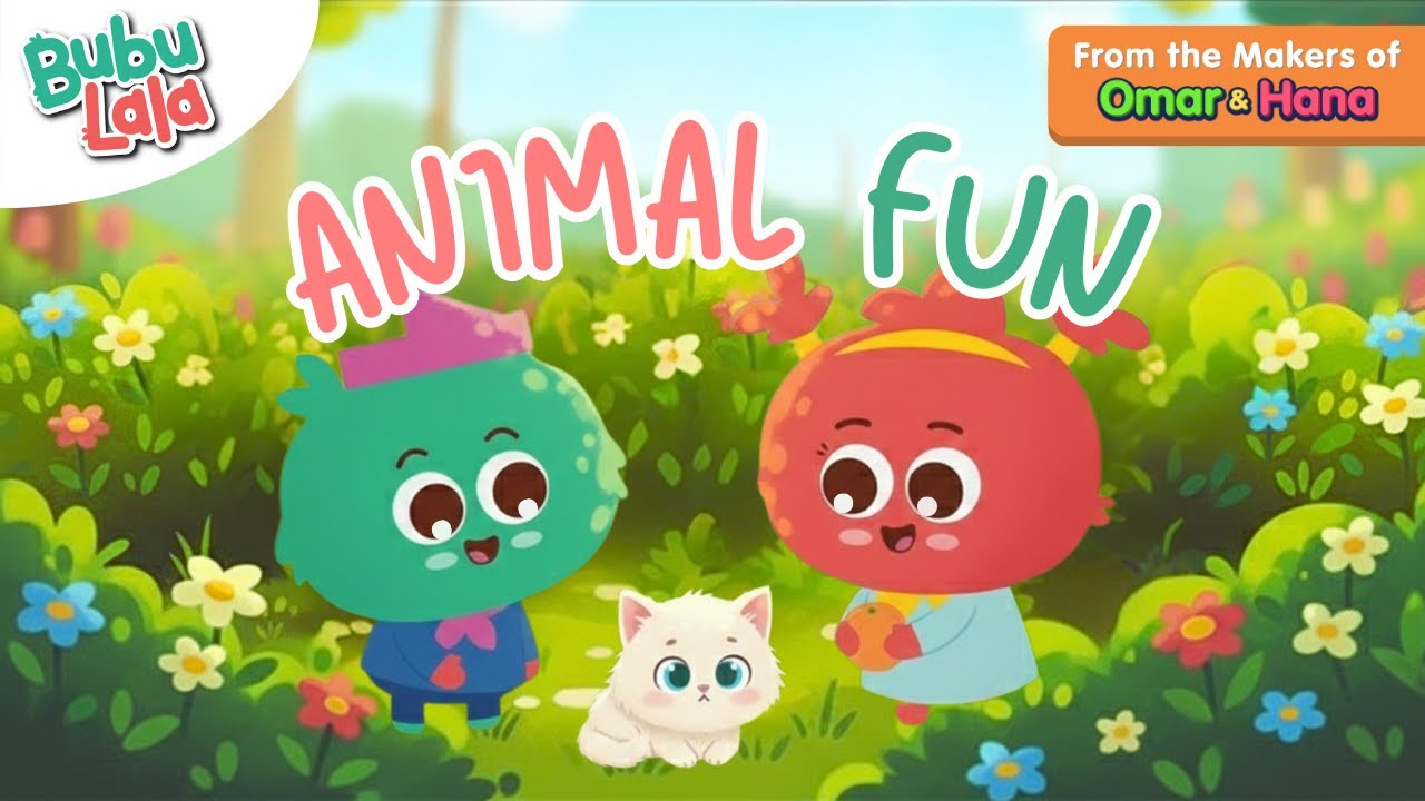 From The Makers of Omar & Hana | Bubu Lala - 🐾 Animal Fun ♥️ | Compilation | Durioo+