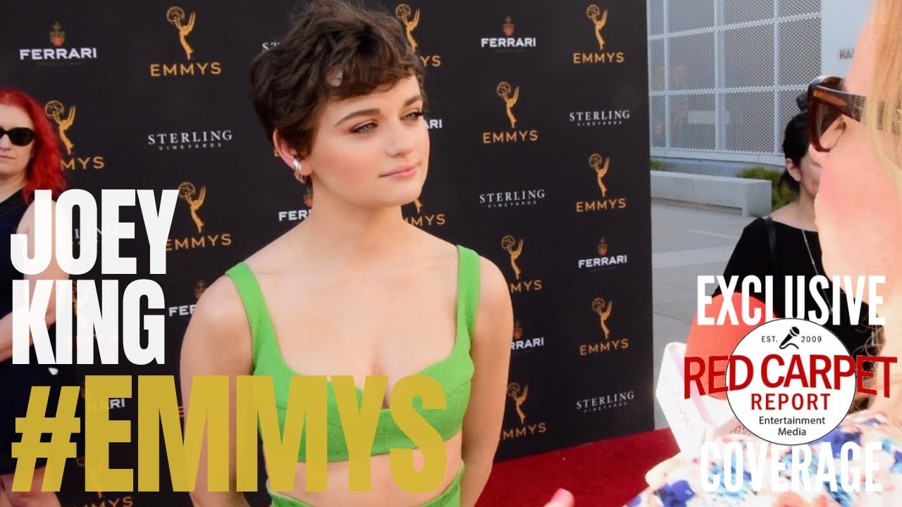 Joey King, Nominee, #TheActonHulu interviewed at #Emmys Performers Nominee Reception