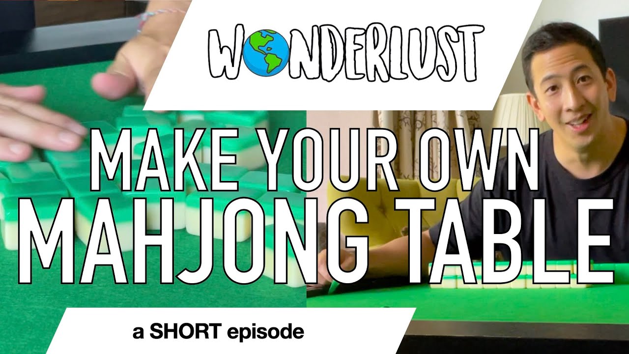 How To MAKE A MAHJONG TABLE! // QUICK, EASY and CHEAP Professional Looking Table