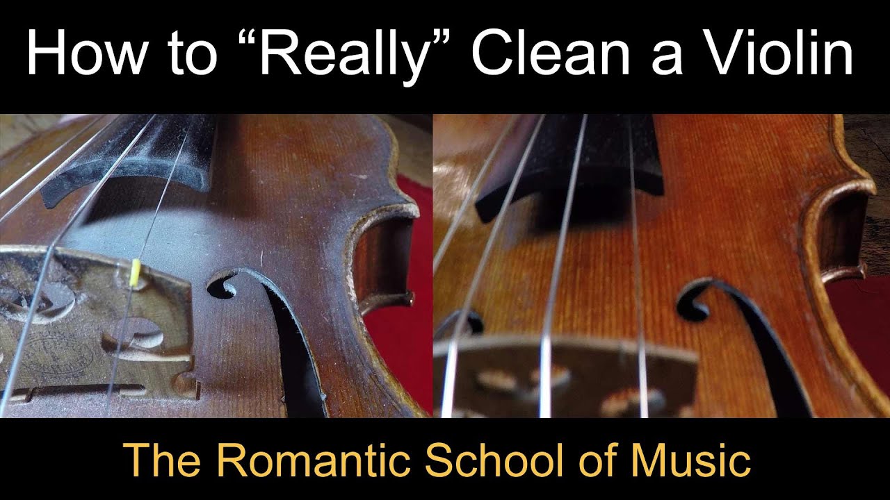 How to Really Clean and Polish a Fine Violin / A 