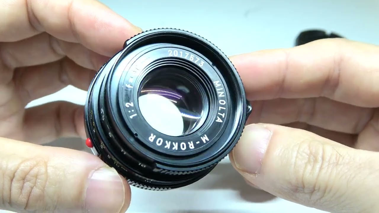 MINOLTA ミノルタ M-Rokkor ロッコール 40mm F2.0 + UVフィルター、前後キャップ付属