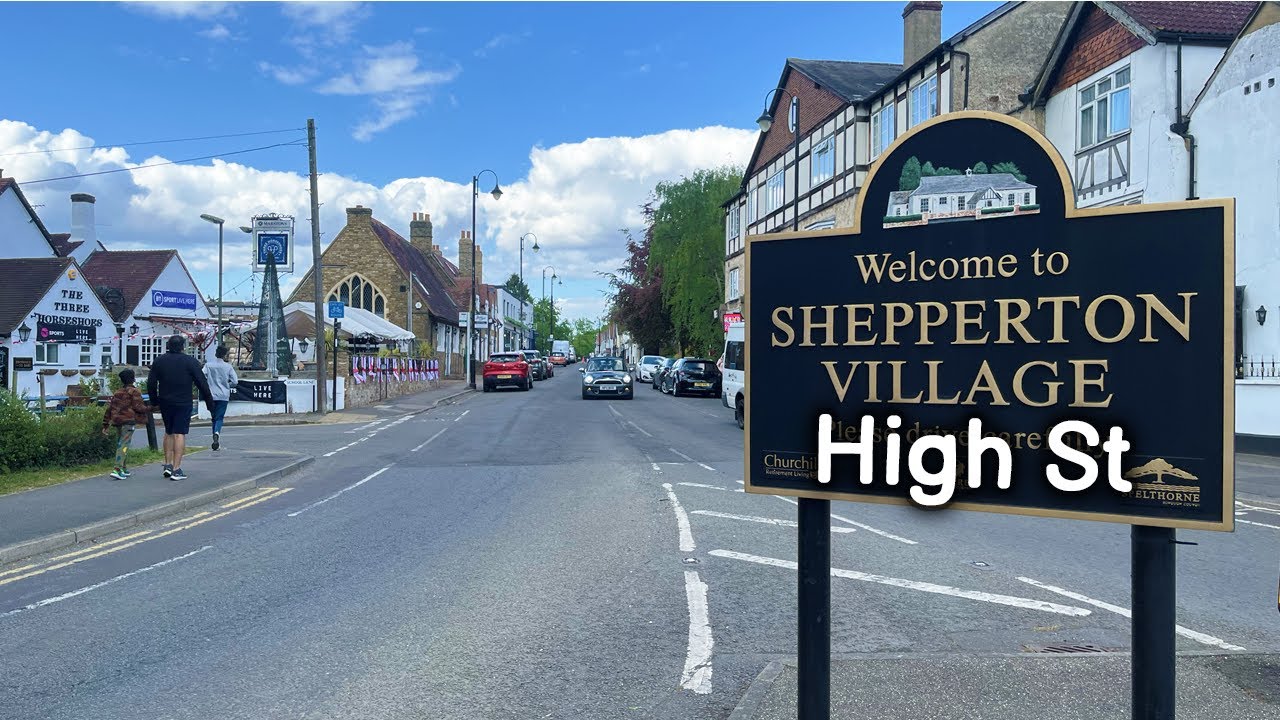 Shepperton Village - Shepperton's Hidden Gem | High St | Slow TV