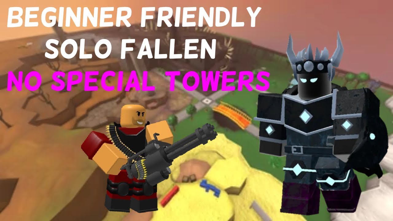 Beginner Friendly Solo Fallen Strategy (Tower Defence Simulator)