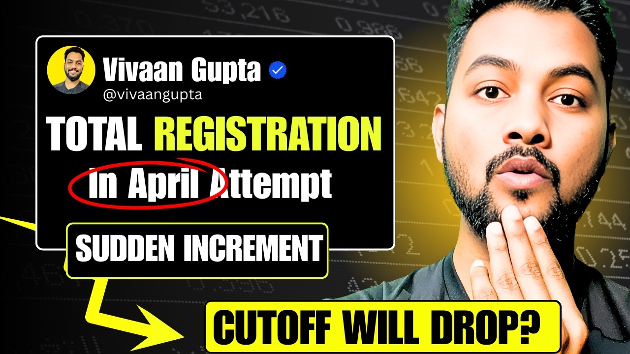 Shocking🔴Huge Increment🔥|Total Registration In JEE Main 2025 April Attempt|Jee Main 2026 