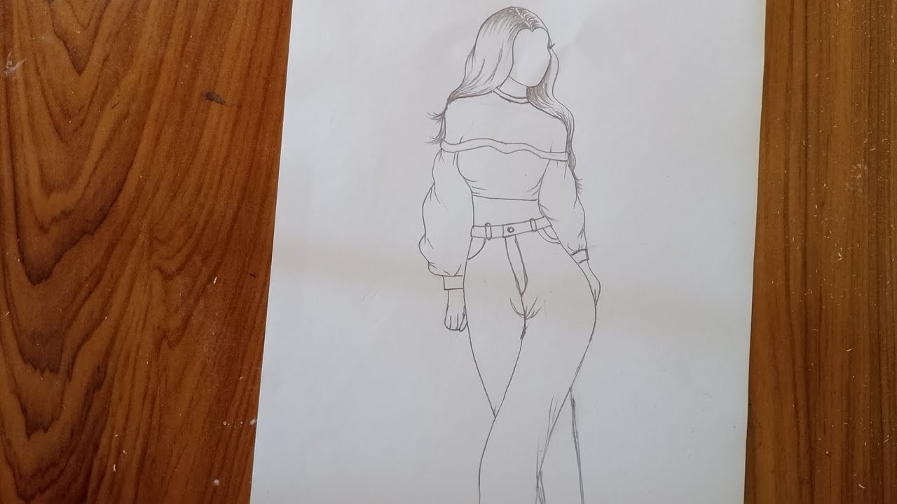 Belajar menggambar wanita cantik