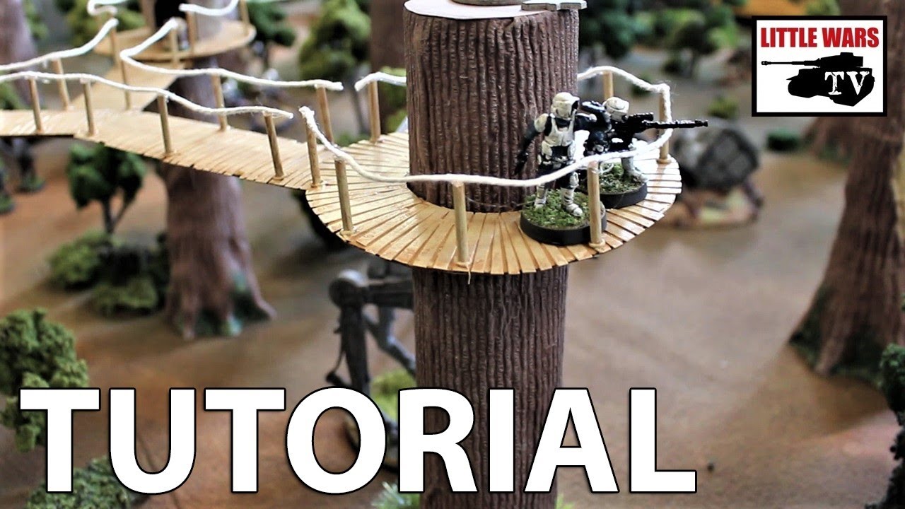 Как сделать картонную деревню эвоков