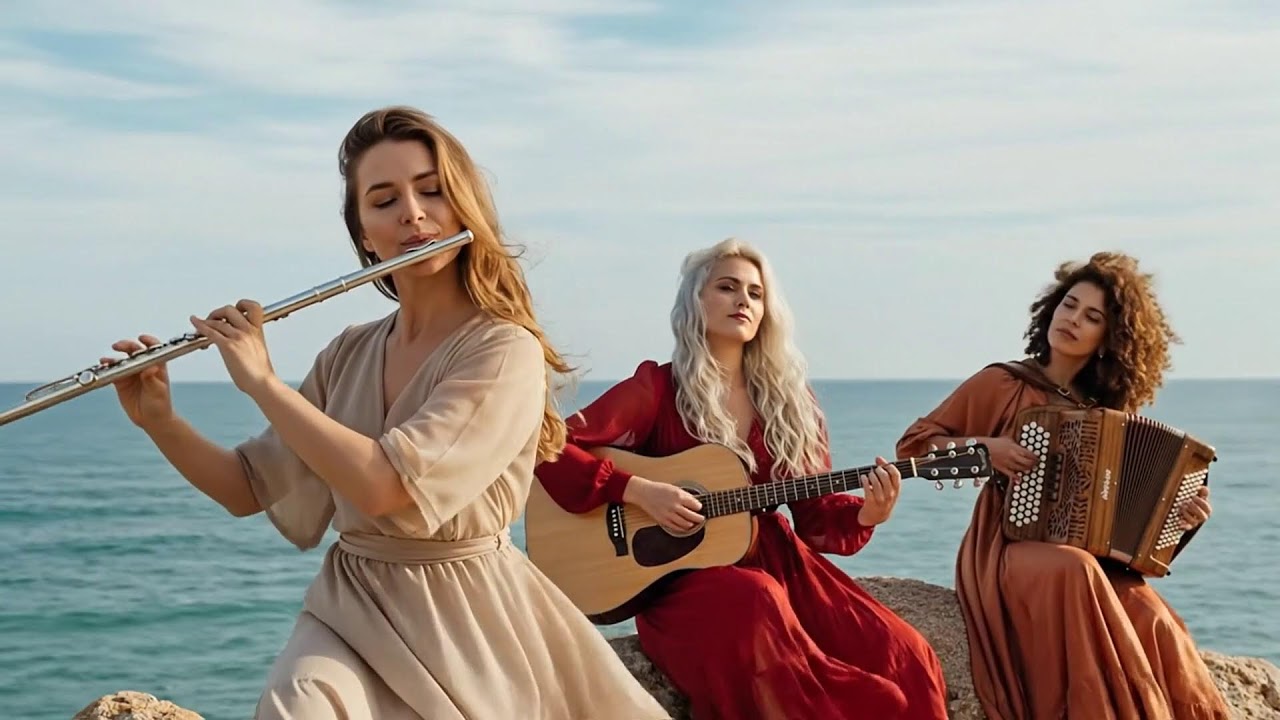 Spanish Silk at Sunset | Cinematic Flamenco Guitar, Sax, Accordion & Flute