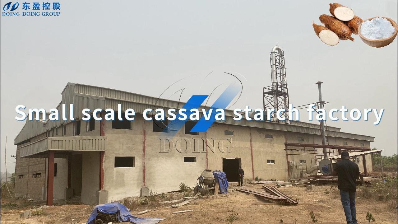Small Scale Cassava Starch Processing Plant Installed & Running in Nigeria | Henan Jinrui