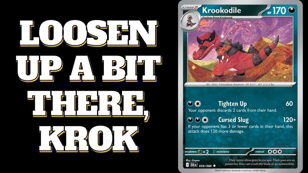 ⚫ Building Krookodile Hand Control Decks! (Community Build Night!) 🐊