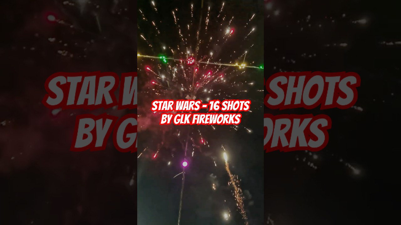 Star Wars 16 Shots by GLK Fireworks | #manila #fireworks #fireworksphilippines2025 #newyear2025