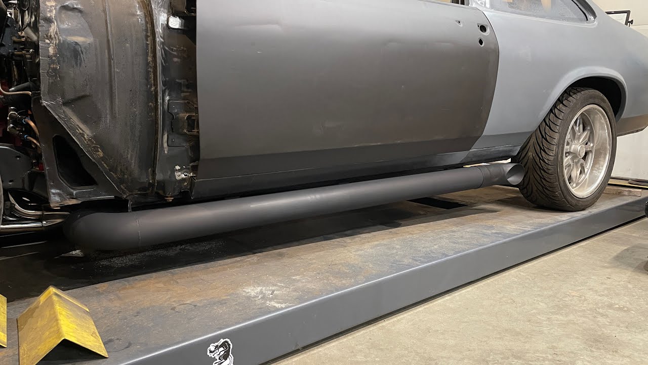 Kustom side pipes for the pro touring Nova