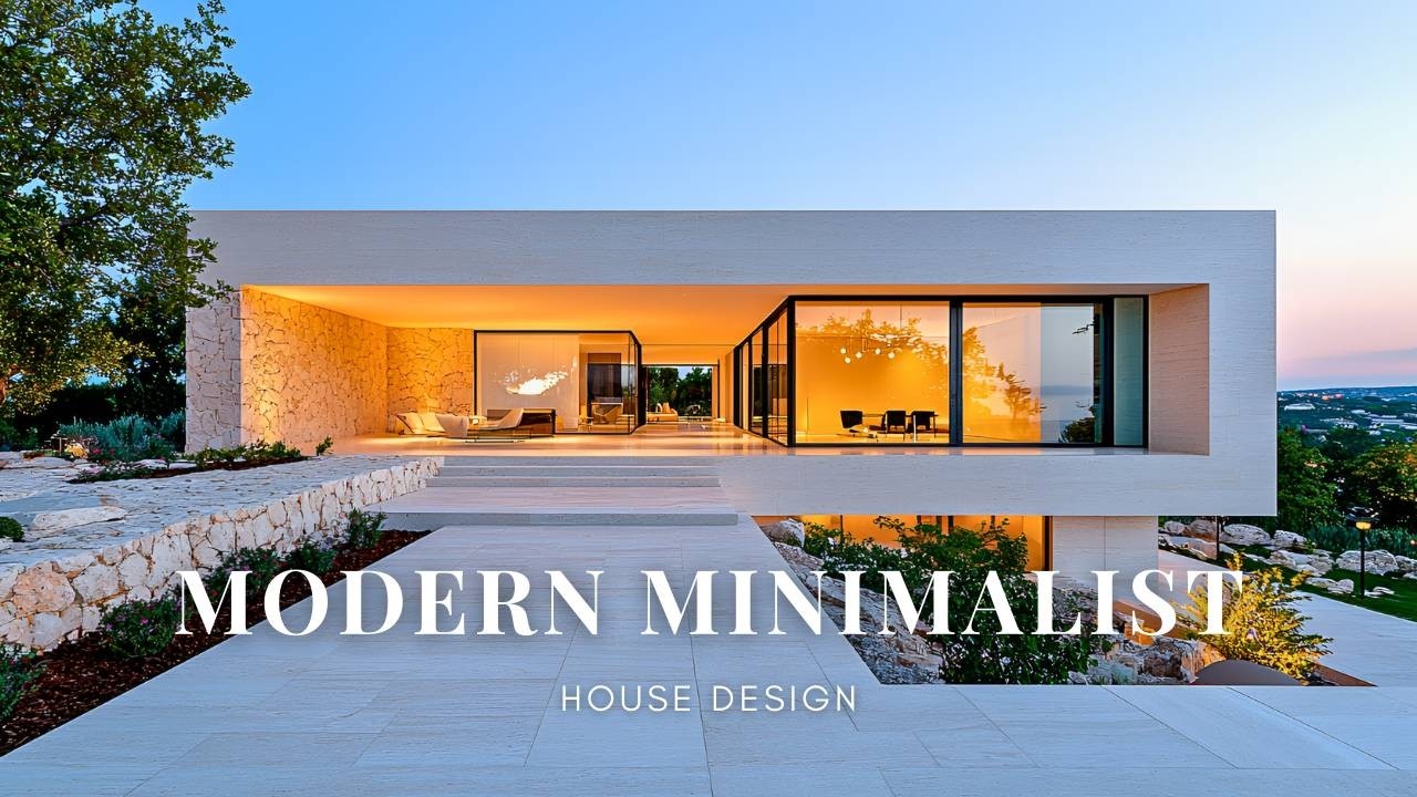Modern Minimalist House Design: A Masterpiece of Luxury & Timeless Elegance