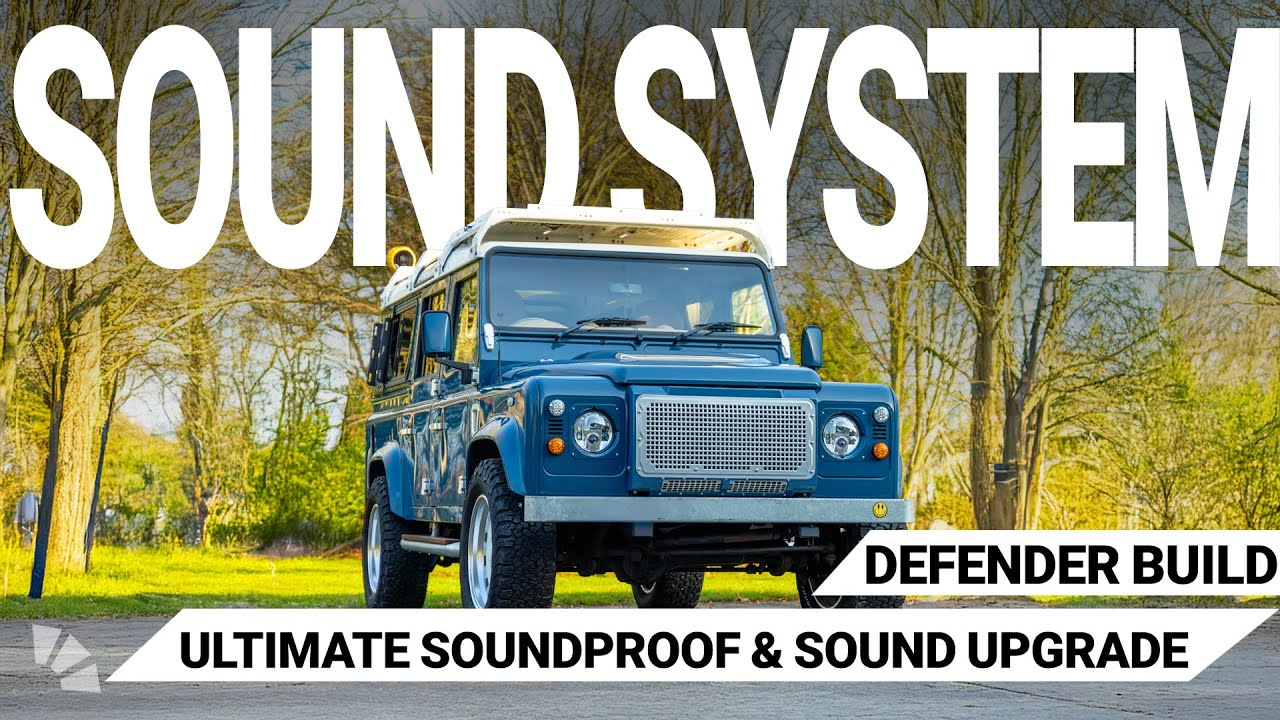 Land Rover Defender 110 Sound System Upgrade with Custom Subwoofer Box