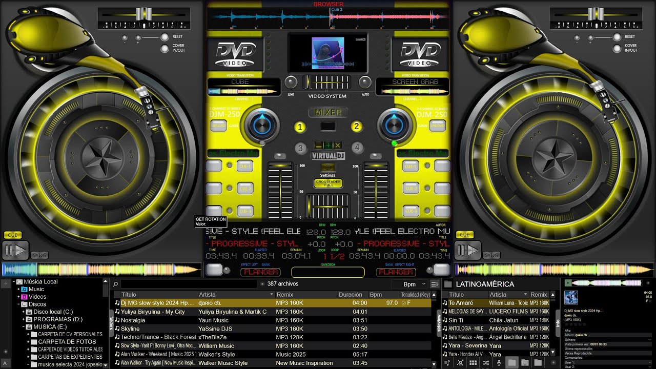 ✅👉DESCARGA Skins mas profesional DJM - 250 PARA VIRTUAL DJ 8.2 , 8.5👈✅