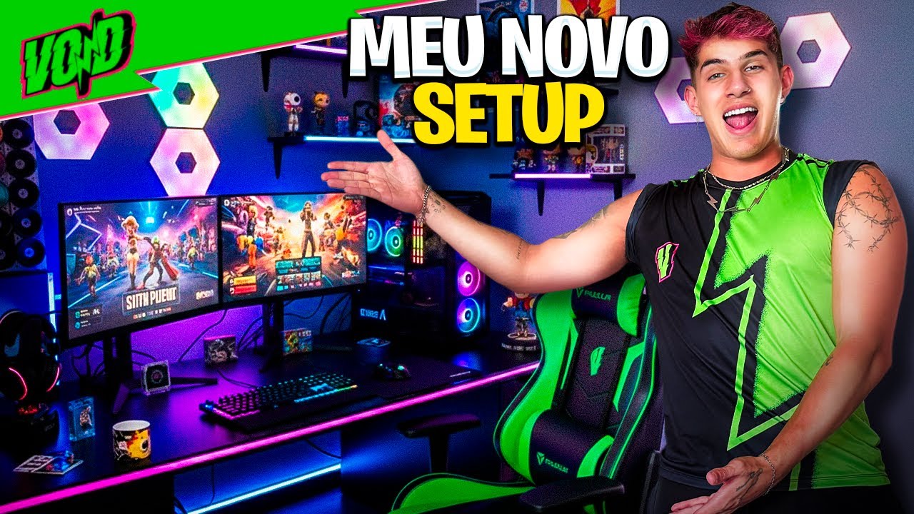 RECEBI O MELHOR SETUP GAMER DA ATUALIDADE novo pc do Void