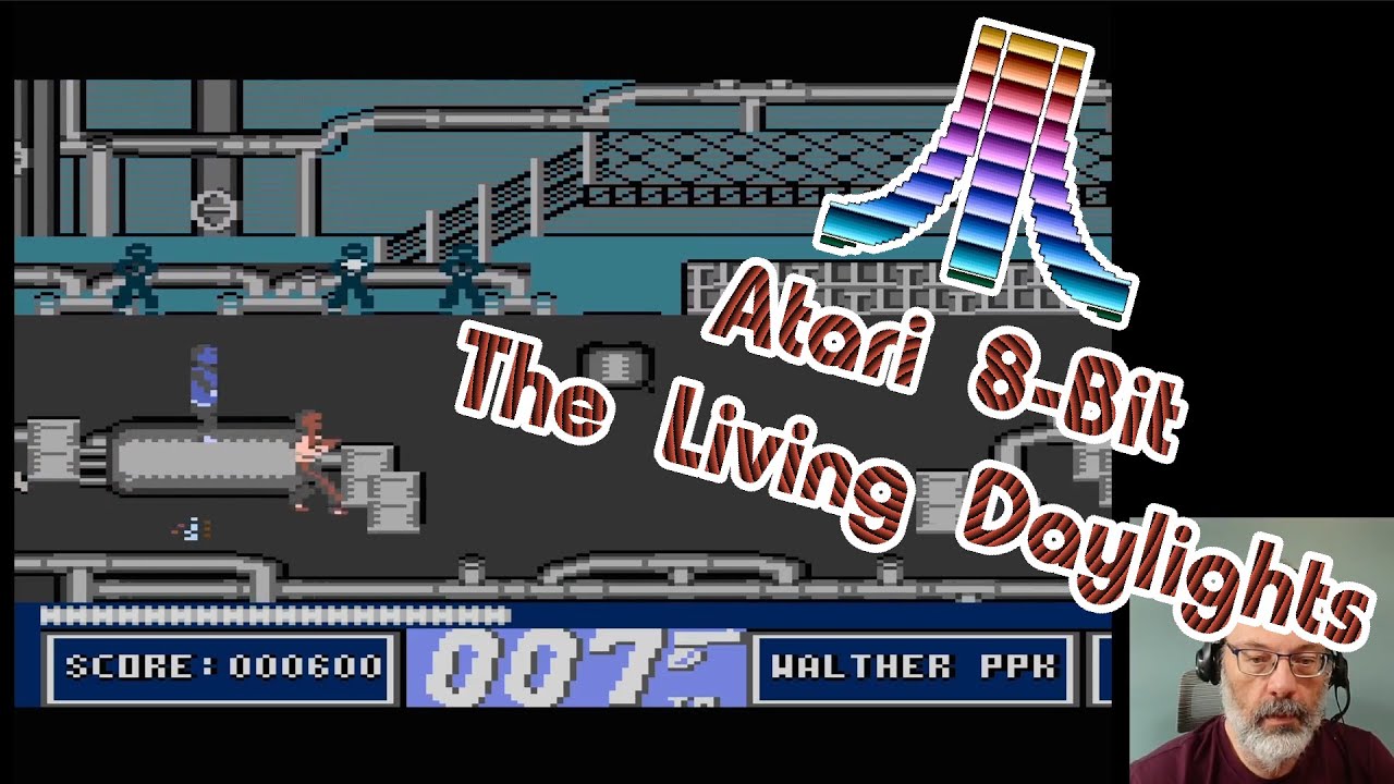 Atari 8-Bit Game Play, The Living Daylights