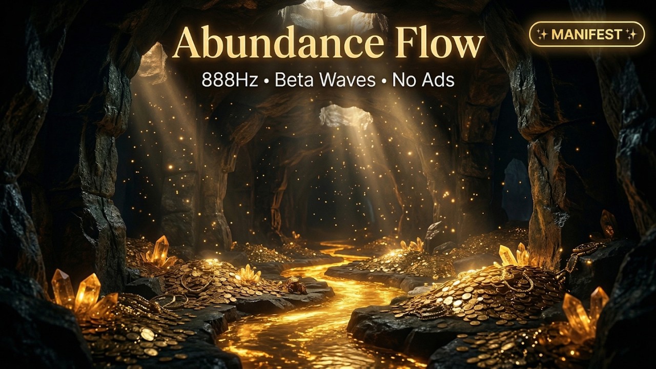 Manifest Success & Deep Focus: 888Hz Abundance Frequency + Beta Waves 🧠⚡