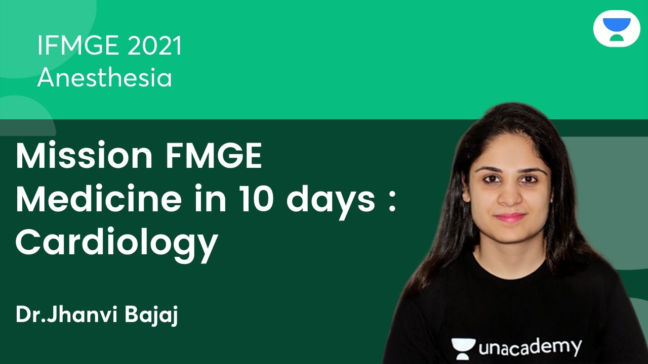 Mission FMGE Medicine in 10 Days :Cardiology | Let's Crack NEET PG | Dr.Jhanvi Bajaj