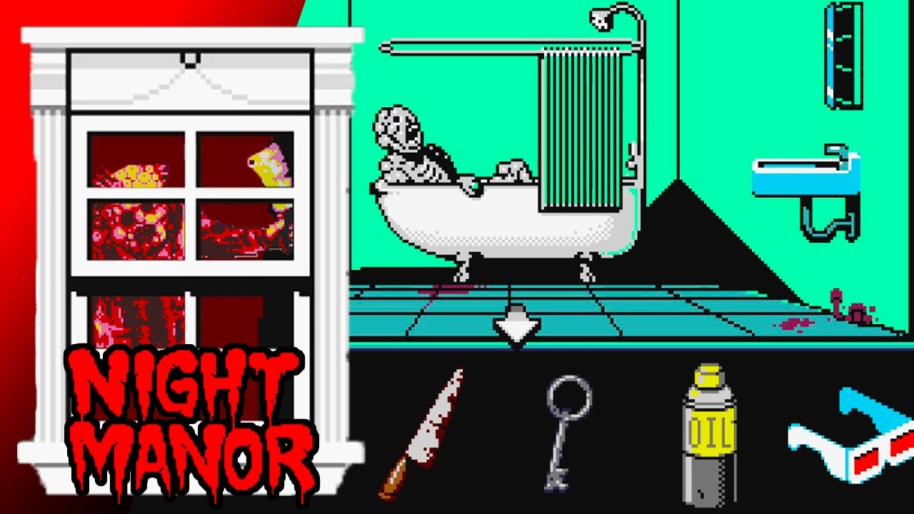 Night Manor - UFO 50 (PC) - Longplay 100% Cherry