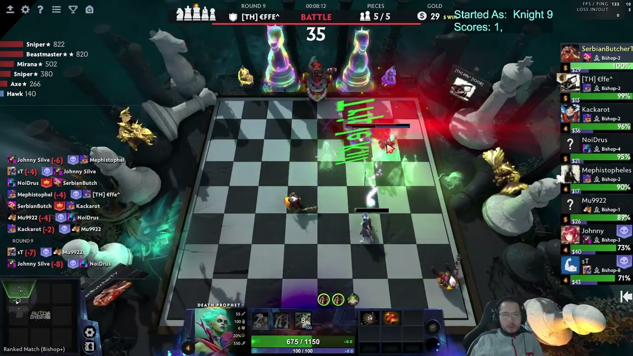 Unusual Switch To 5 Dragons 4 Gods! Dota Auto Chess! Season 35!