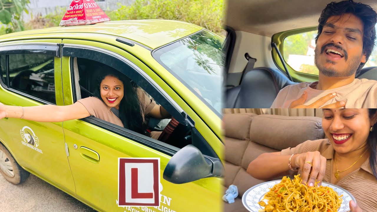 MRUDULA&rsquo;S FIRST DAY OF DRIVING 😍