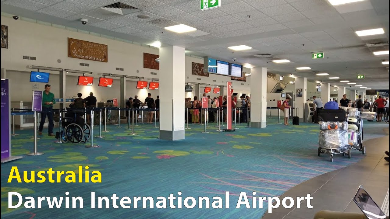 walking Tour of Darwin International Airport - airport Australia - Darwin ,Australia
