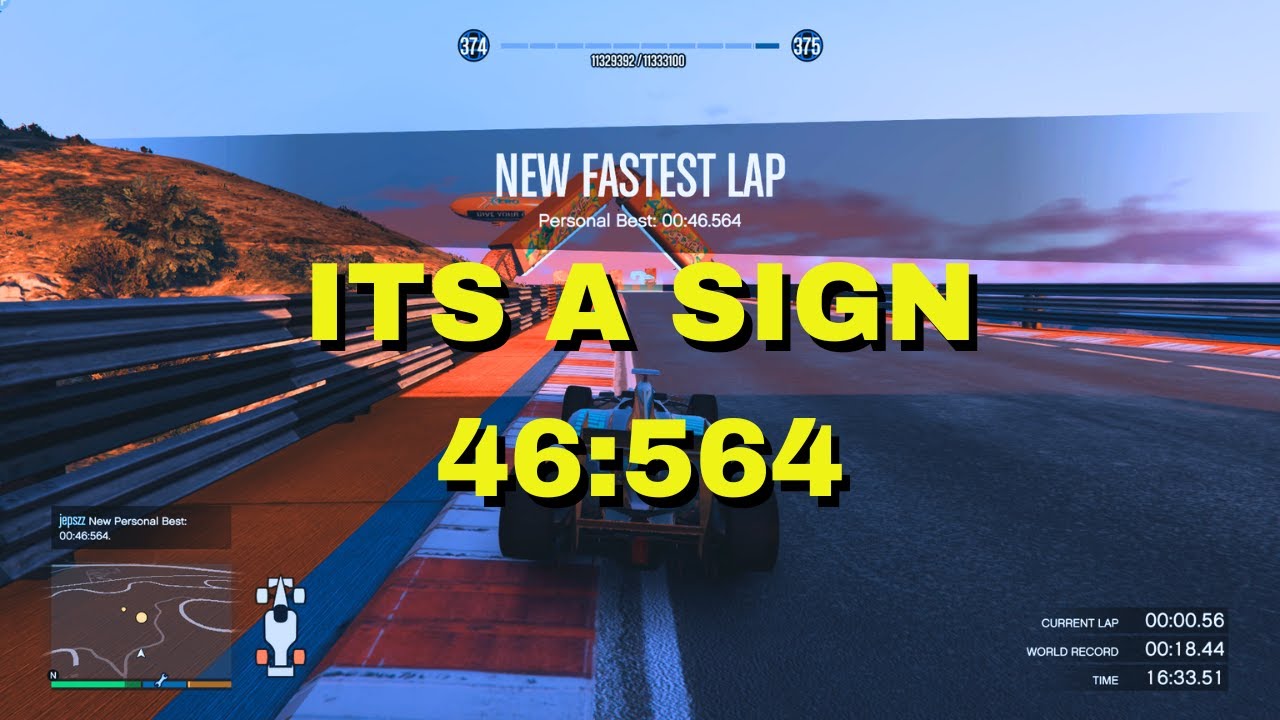 GTA 5 Open Wheel - It's A Sign - 46.564 (XB1 WR)