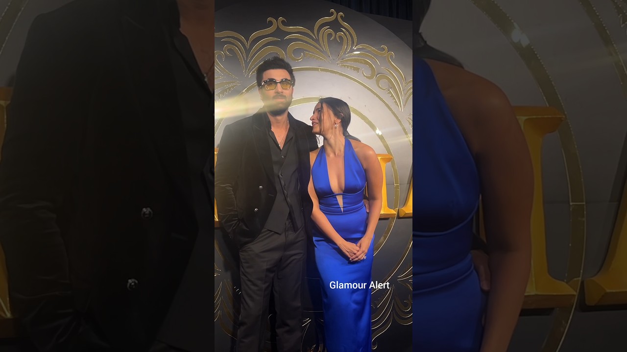 Ranbir Kapoor and Alia Bhatt look smoking hot together at the Animal success party 🥵🔥