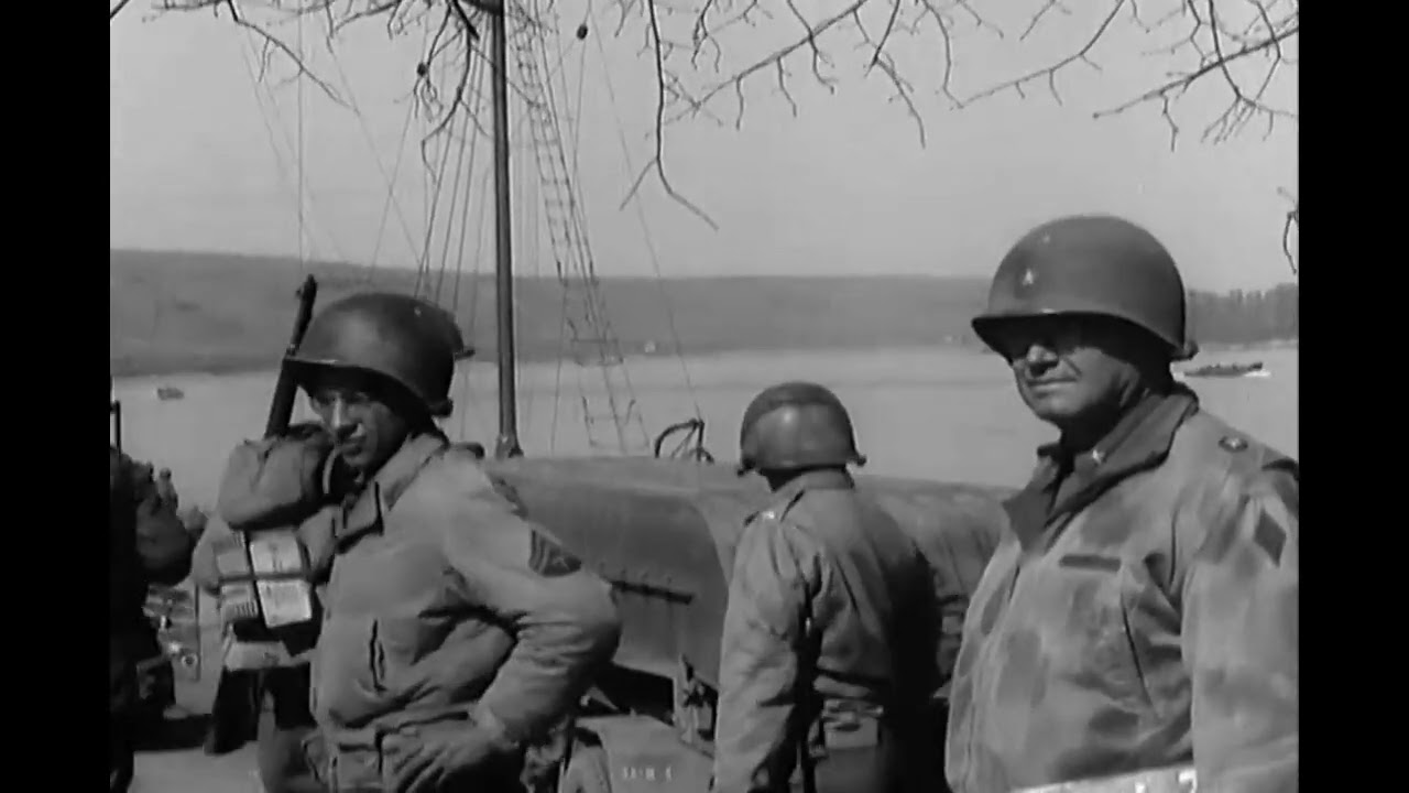 5th Infantry Division Crosses the Rhine at Nierstein; March 23, 1945