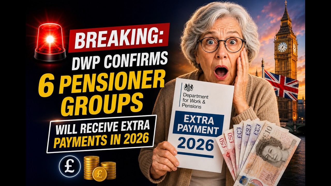 BREAKING: DWP Confirms 6 Pensioner Groups Will Receive Extra Payments in 2026