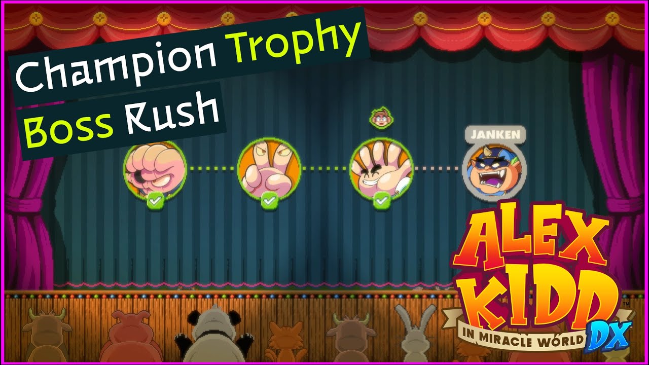 Champion Trophy Guide - Boss Rush Mode - Alex Kidd in Miracle World DX
