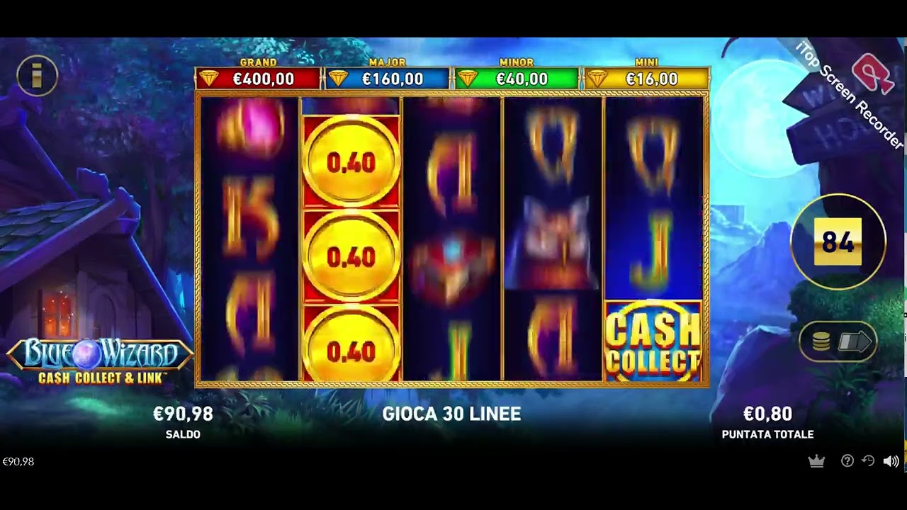 Slot BLUE WIZARD - CASH COLLECT AND LINK