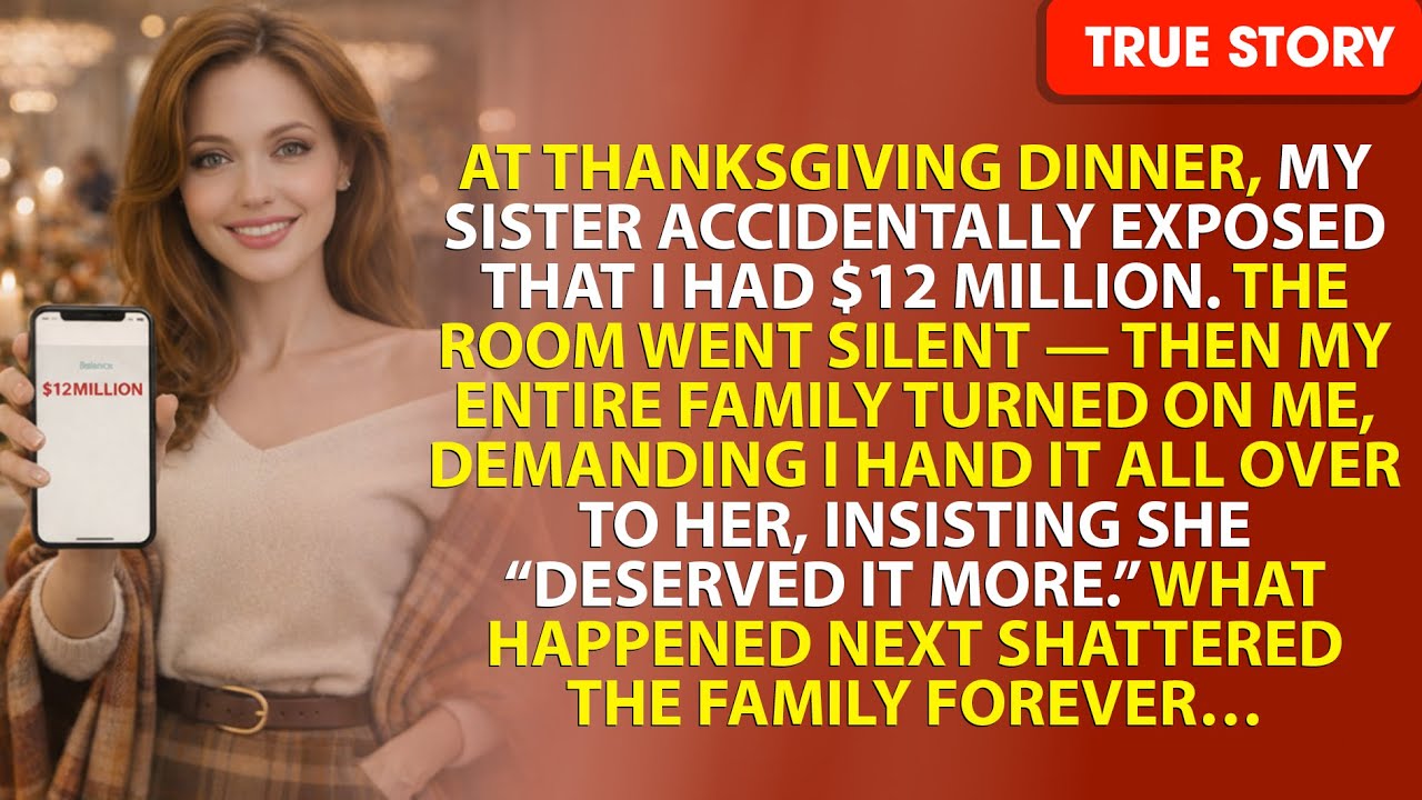 At Thanksgiving, My Sister Discovered I Had $12 Million And My Family Demanded....