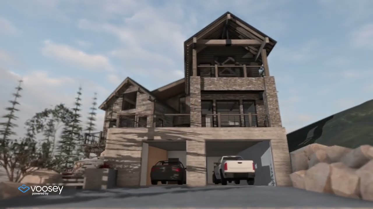Saddle Butte &ndash; Rendered with Voosey