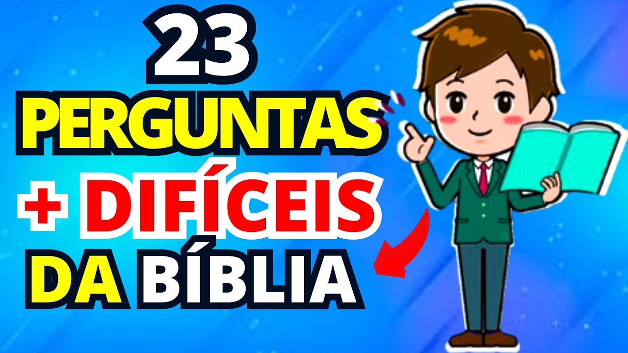 21 PERGUNTAS DO NOVO TESTAMENTO QUE QUASE NINGUÉM ACERTA -QUIZ BÍBLICO DIFÍCIL