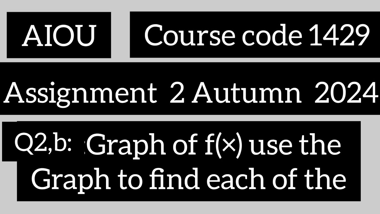 allama Iqbal Open University, Course code 1429,Assignment 2,autumn 2024,Q3 solved